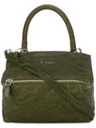 Givenchy Small Pandora Tote, Green, Sheep Skin/shearling