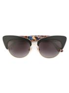 Dolce & Gabbana - Cat Eye Sunglasses - Women - Acetate - One Size, Black, Acetate