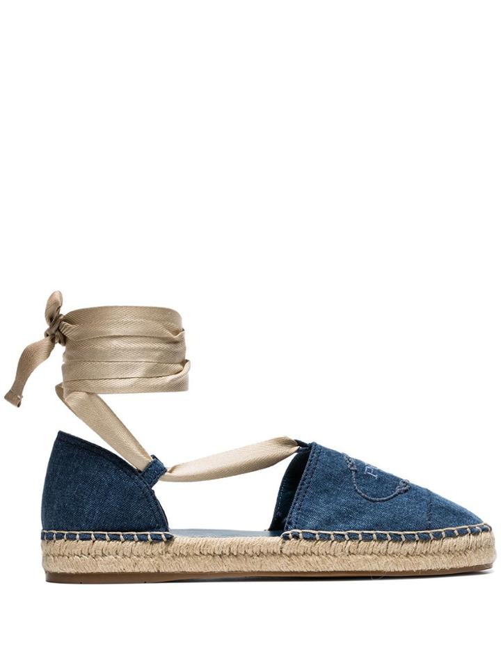 Prada Denim Espadrilles - Blue