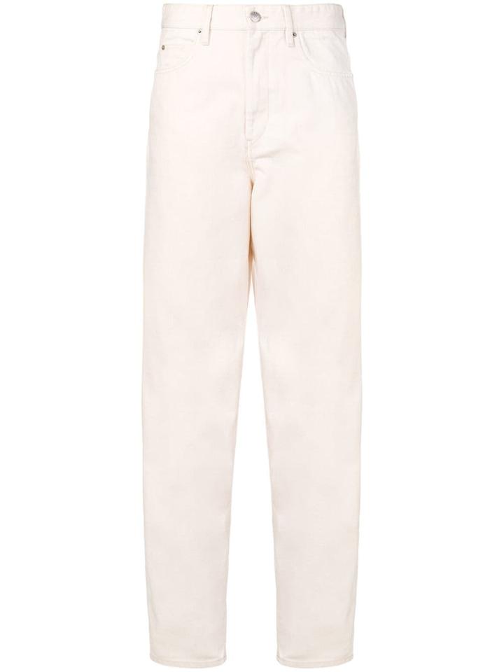 Isabel Marant Étoile Corsy Straight-cut Jeans - Neutrals