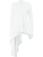 Oscar De La Renta Asymmetric Shirt - White