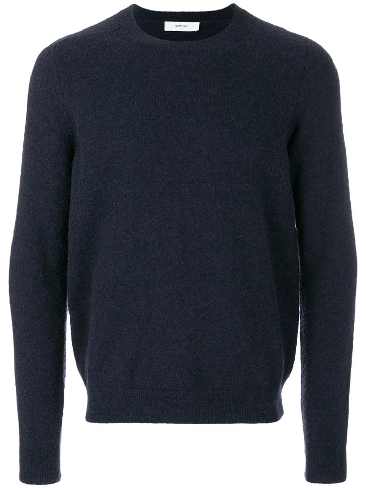 Mauro Grifoni Crew Neck Jumper - Blue