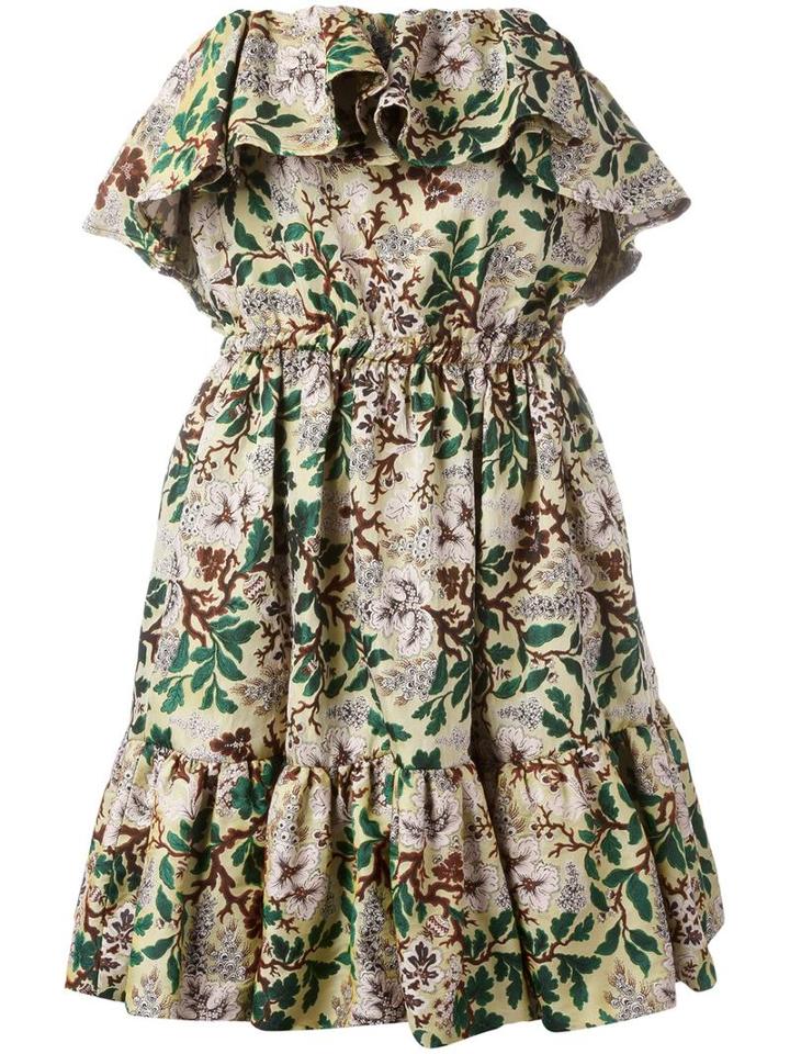 Philosophy Di Lorenzo Serafini Floral Jacquard Off-shoulder Dress, Women's, Size: 38, Polyester