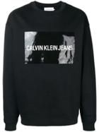 Calvin Klein Jeans Est. 1978 Logo Sweatshirt - Black