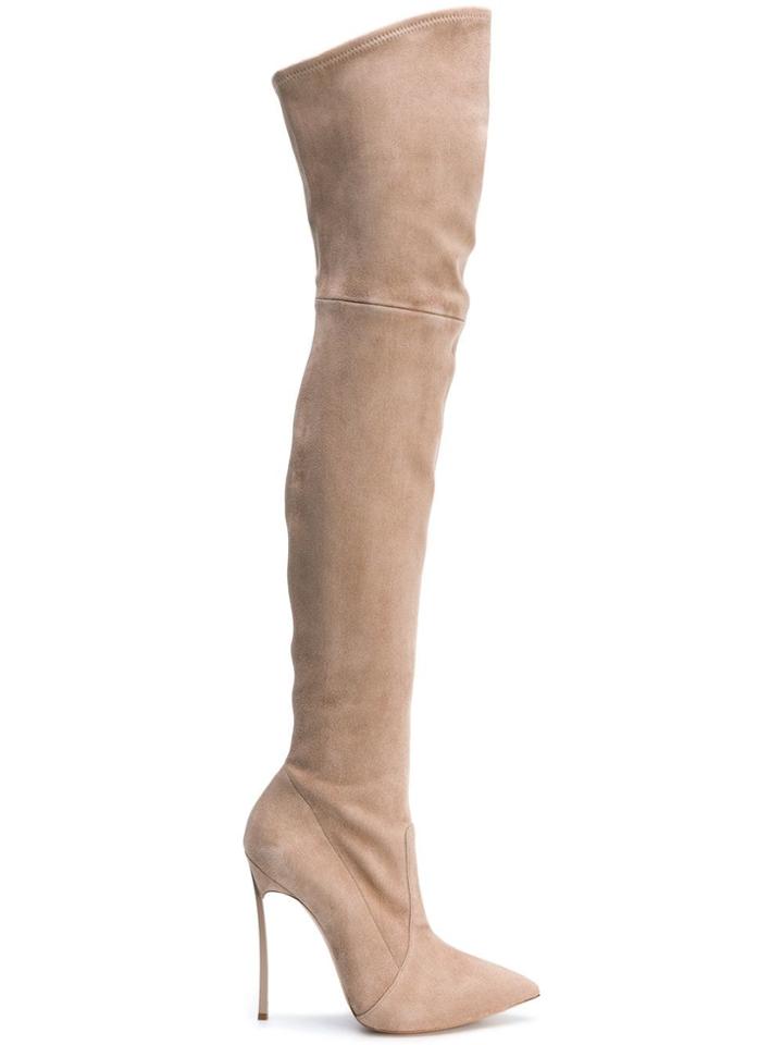 Casadei Casadei 1t000d125hhcam Camel/nude Synthetic->velvet - Nude &