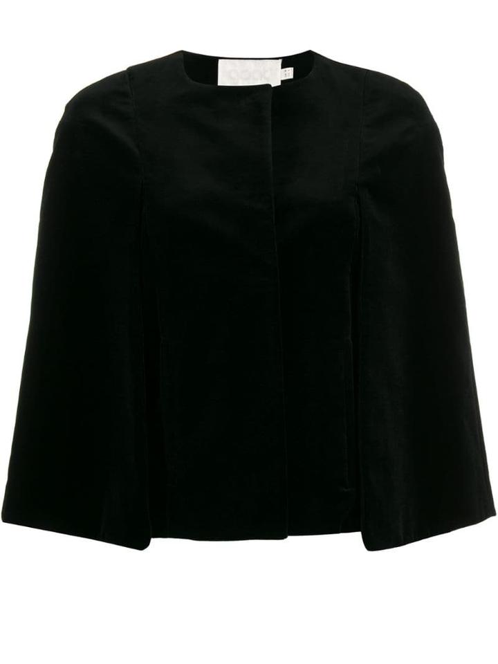 Goat Snap Front Jacket - Black