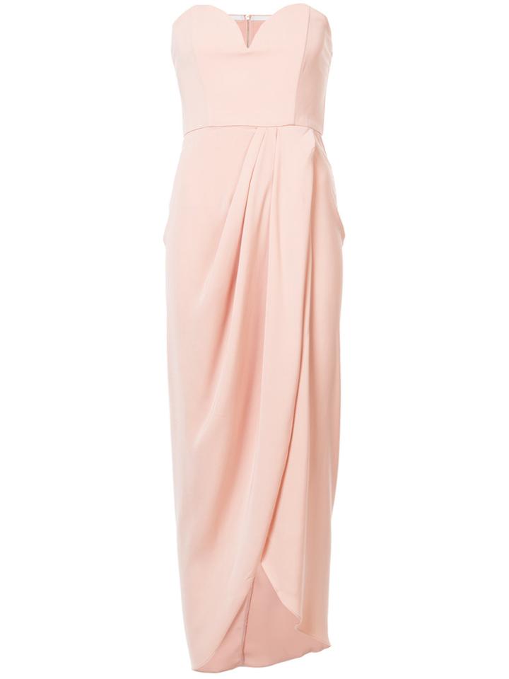 Shona Joy Wrap Front Midi Dress - Pink & Purple