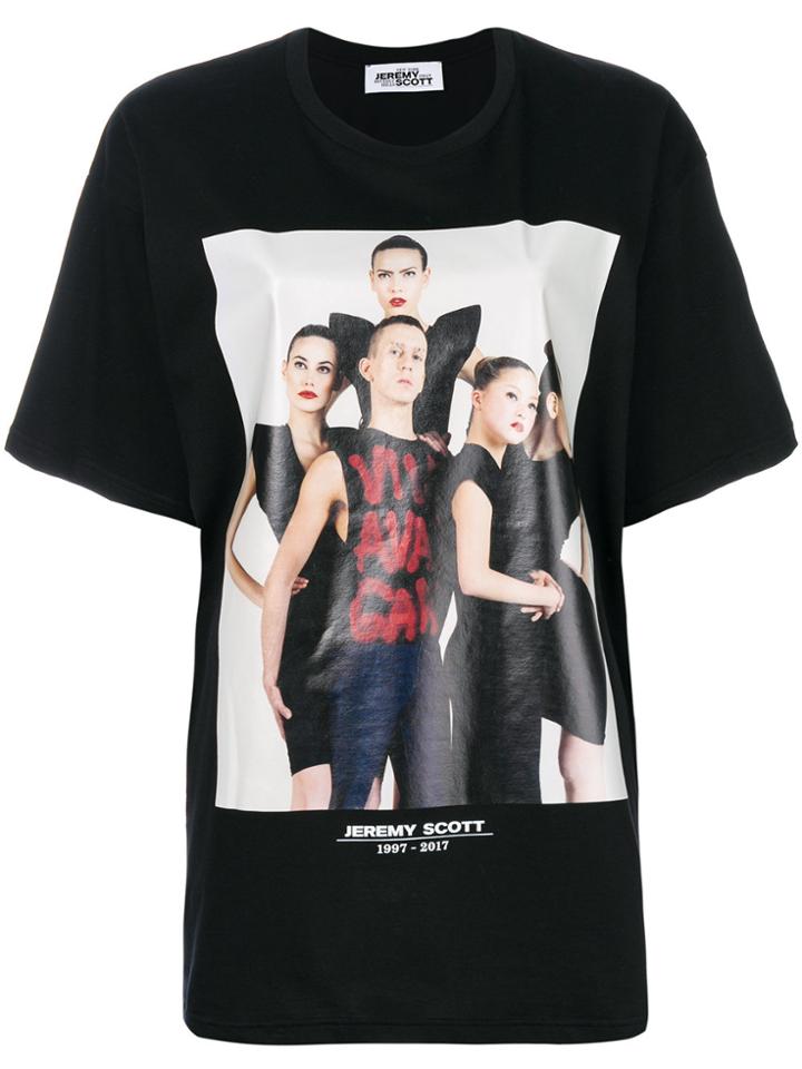 Jeremy Scott Photo Print T-shirt - Black