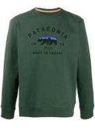 Patagonia Logo Print Sweatshirt - Green