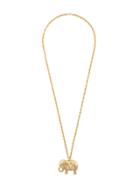 Kenneth Jay Lane Vintage 1990s Kenneth Jay Lane Elephant Necklace -