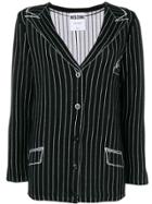 Moschino Blazer Knit Cardigan - Black