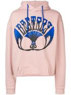 Ex Infinitas Destroy Cropped Hoodie - Pink