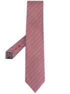 Tom Ford Stripe Tweed Tie - Red