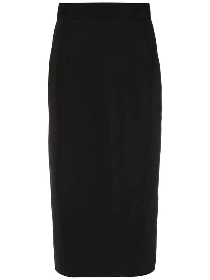 À La Garçonne Memory Pencil Skirt - Black