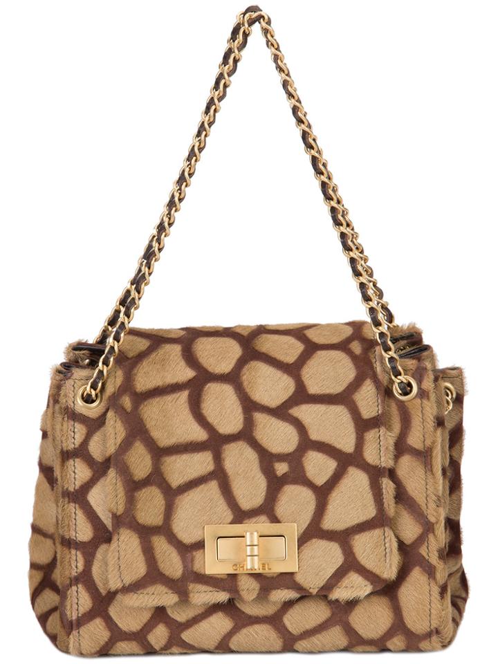Chanel Vintage 2.55 Flap Evening Bag - Brown
