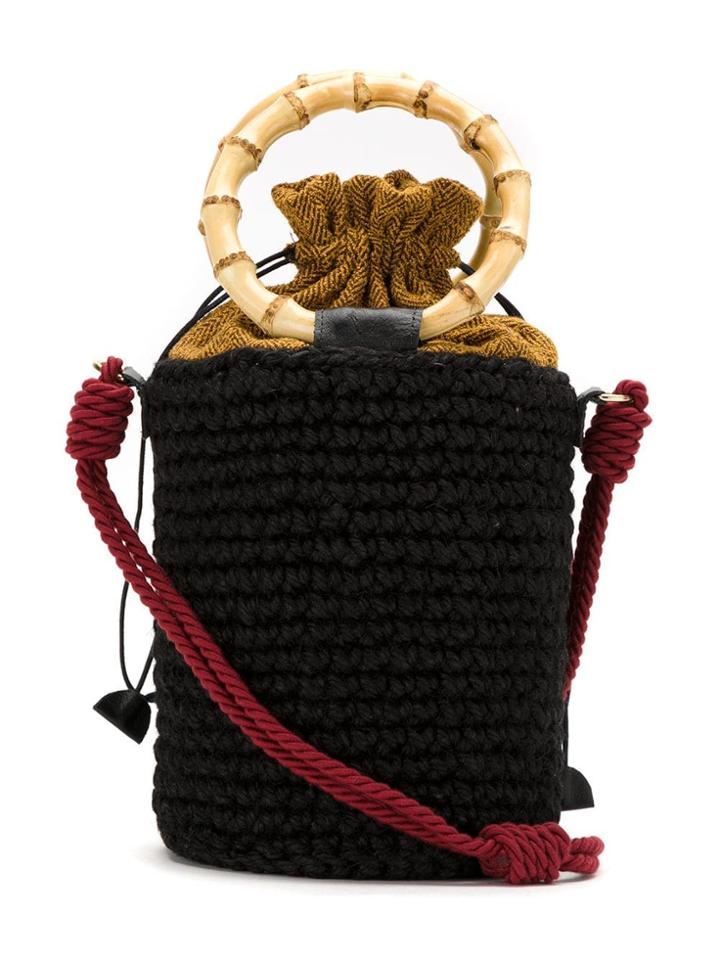 Isla Mini Bucket Bag - Black