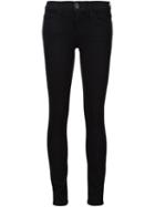 Current/elliott The Ankle Skinny Jeans, Women's, Size: 25, Black, Cotton/spandex/elastane
