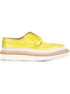 Weber Hodel Feder Hartford Brogues, Women's, Size: 36.5, Yellow/orange, Bos Taurus/rubber