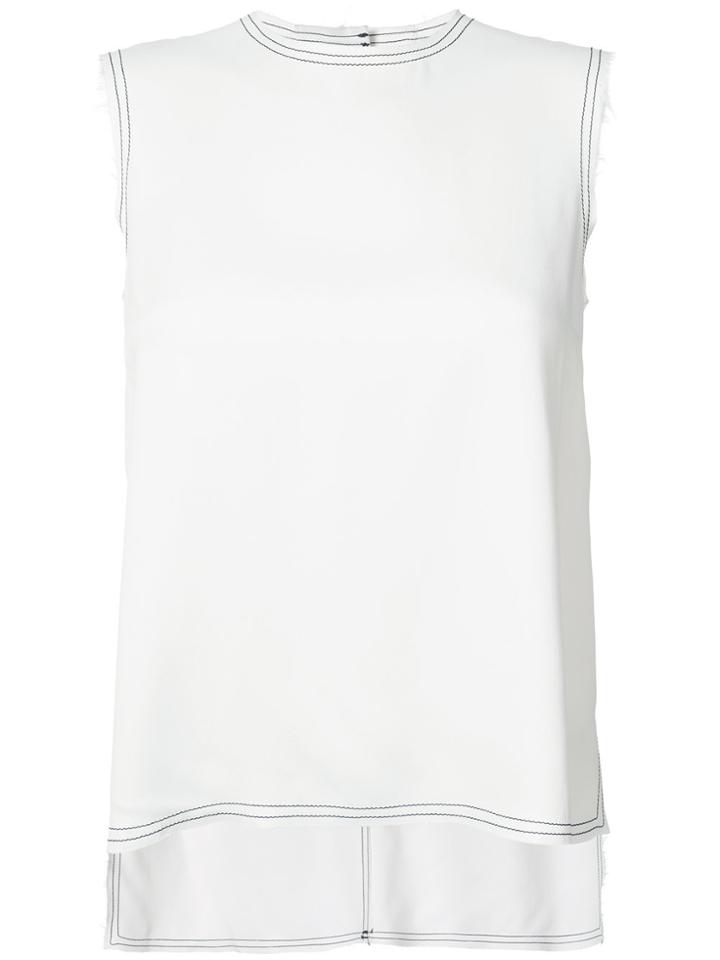 Khaite Classic Shift Blouse - White