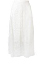 Essentiel Antwerp - Layered Lace Skirt - Women - Polyamide/viscose - 38, White, Polyamide/viscose