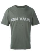 Satisfy 'run Away' T-shirt, Men's, Size: 2, Green, Cotton