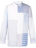 Visvim Patchwork Shirt, Men's, Size: 3, Blue, Cotton