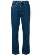 Rag & Bone /jean High-waisted Straight Jeans - Blue