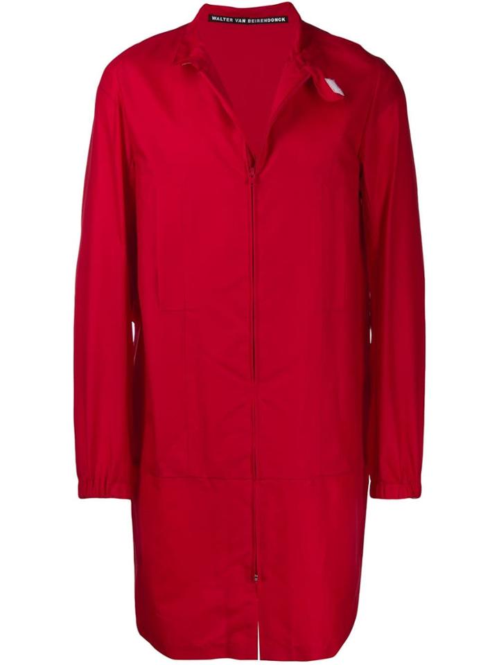 Walter Van Beirendonck Pre-owned 2000's Gender Kite Coat - Red