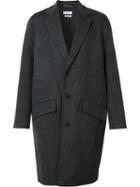 Cmmn Swdn Single Breasted Coat, Men's, Size: 50, Grey, Wool/cashmere