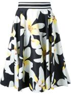 Alice+olivia Magnolia Print A-line Skirt