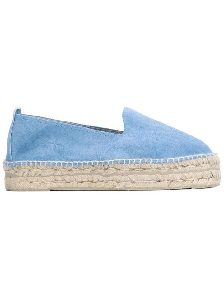 Manebi Hamptons Espadrilles, Women's, Size: 38, Blue, Raffia