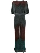 M Missoni Ribbed Lurex Jumpsuit - Blue