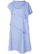Société Anonyme 3d Pinstripe Dress - Blue