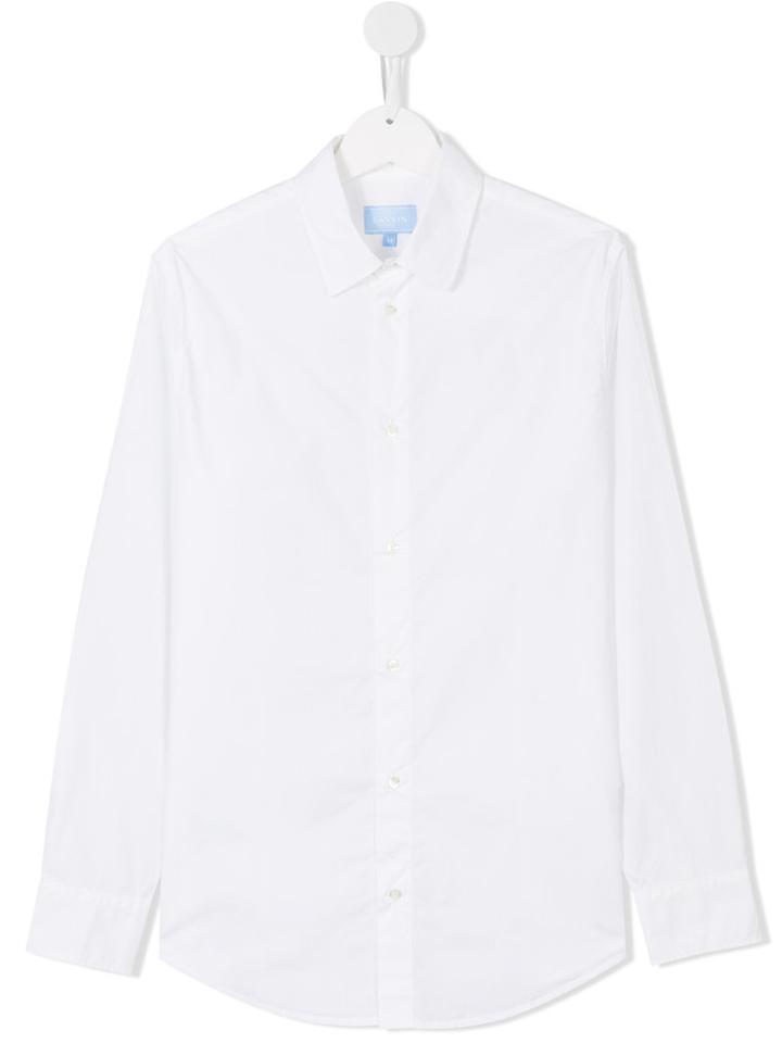 Lanvin Petite Classic Shirt, Boy's, Size: 14 Yrs, White