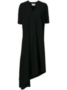 Maison Margiela - Asymmetric Hem T-shirt Dress - Women - Polyester - 36, Black, Polyester