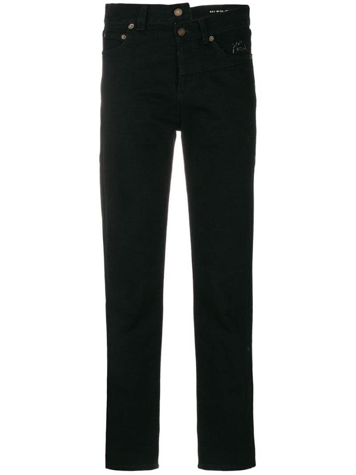 Saint Laurent Straight-leg Denim Jeans - Black