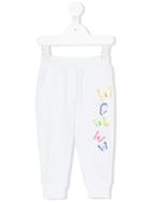 Monnalisa - Butterfly Print Track Pants - Kids - Cotton/spandex/elastane - 24 Mth, White