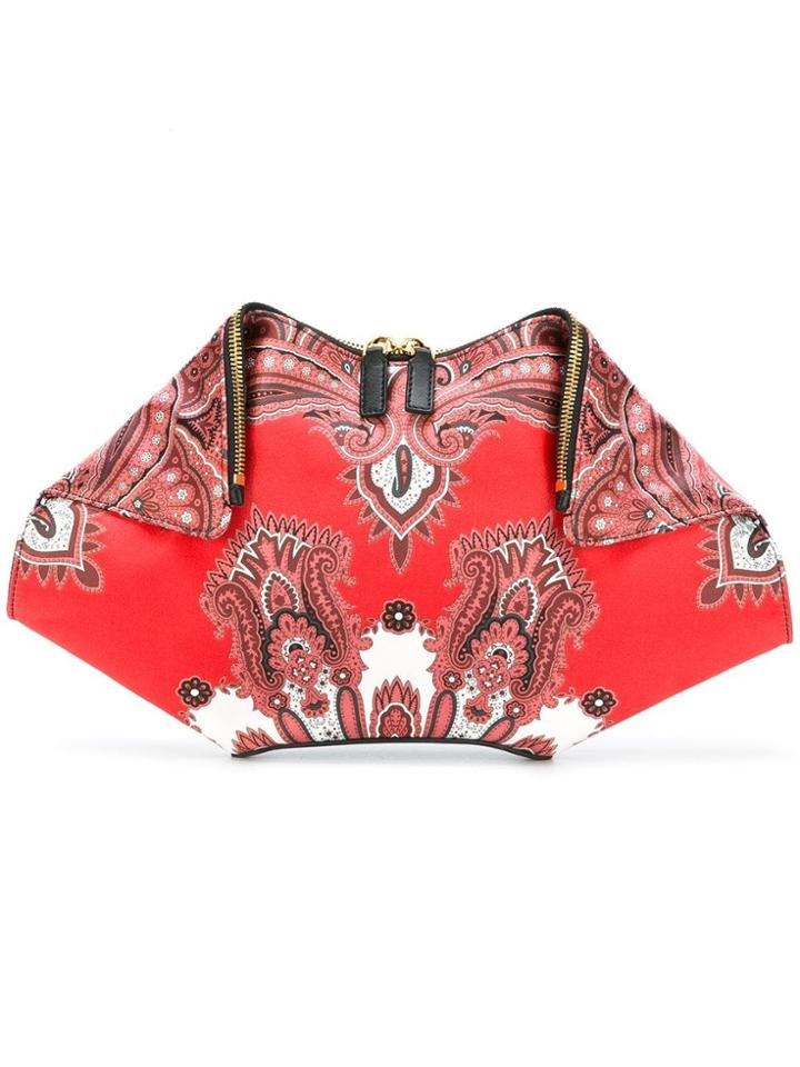 Alexander Mcqueen 'de Manta' Clutch - Red