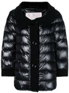 Herno Buttoned Puffer Jacket - Black