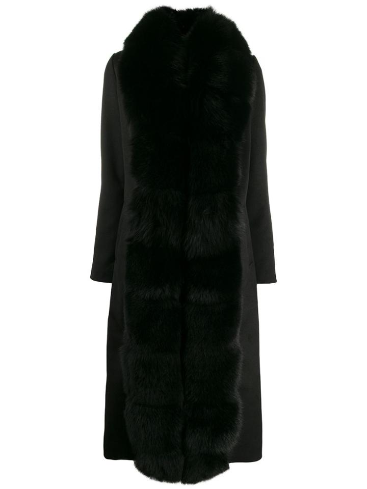 Philipp Plein Coat Long Luxury - Black