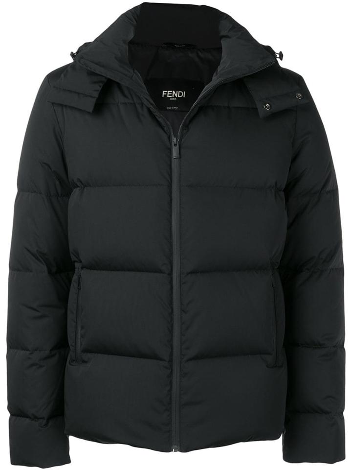 Fendi Bag Bugs Down Jacket - Black
