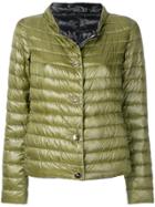 Herno Snap Button Padded Jacket - Green