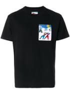 Au Jour Le Jour For Colmar Sky Holidays Patch T-shirt - Black