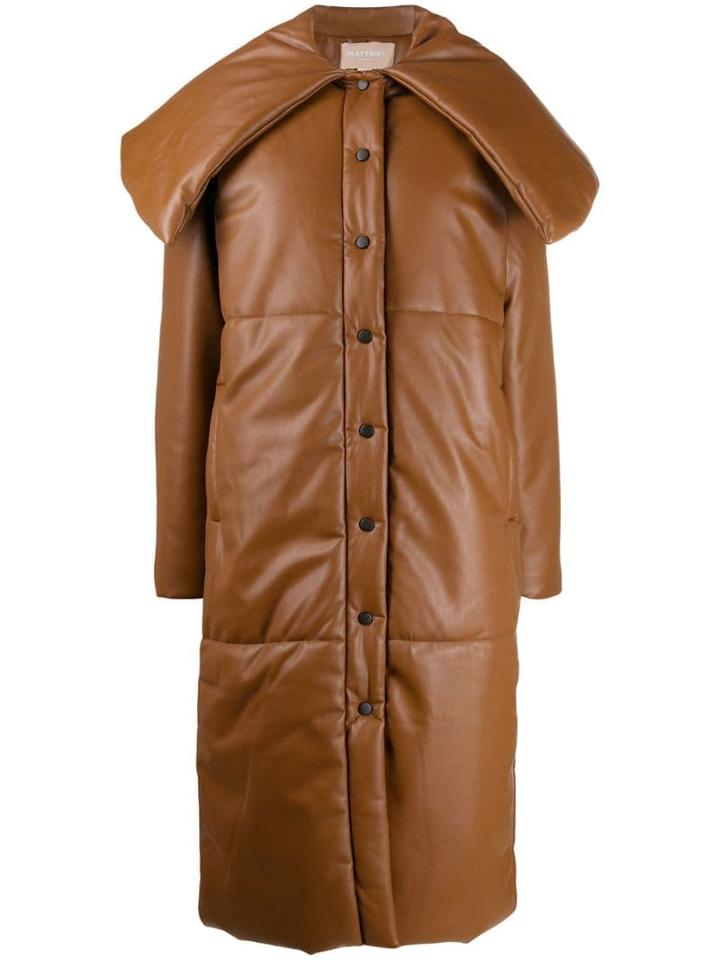 Matériel Oversized Puffer Coat - Brown
