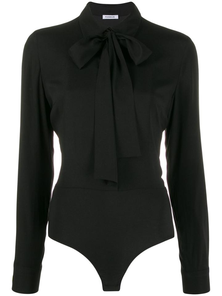 P.a.r.o.s.h. Senver Pussy Bow Body - Black