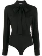 P.a.r.o.s.h. Senver Pussy Bow Body - Black