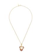 Wouters & Hendrix Sunstone And Grey Agate Necklace - Gold
