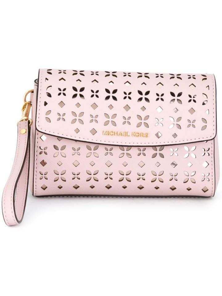 Michael Michael Kors 'ava' Wristlet Clutch, Women's, Pink/purple