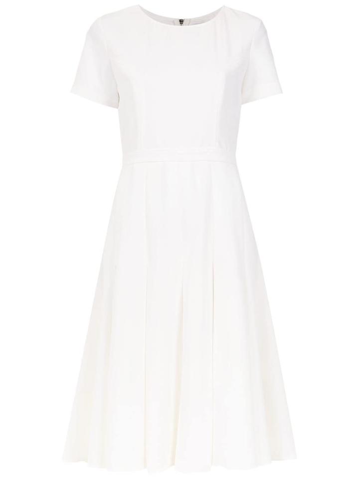 Olympiah Pleated Spezzia Dress - White
