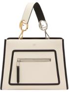 Fendi Runaway Small Tote - White